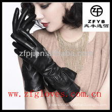 fashion sexy leather glove for lady